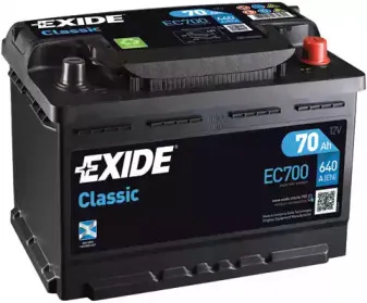 EC700 EXIDE Стартерная аккумуляторная батарея